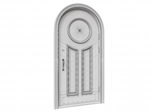 entrance classic door 44 3D Model