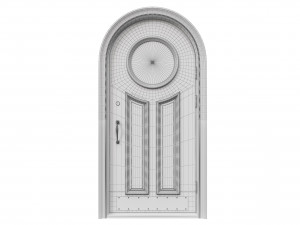 entrance classic door 44 3D Model