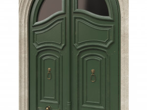 entrance classic door 45 Modello 3D