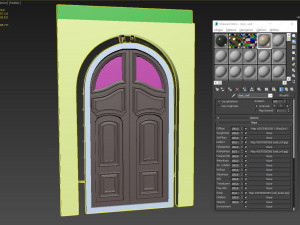 entrance classic door 45 Modello 3D
