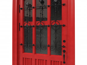 entrance classic door 46 Modèle 3D