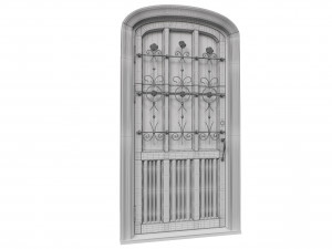 entrance classic door 46 Modèle 3D