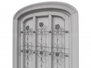 entrance classic door 46 Modèle 3D