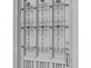 entrance classic door 46 Modèle 3D