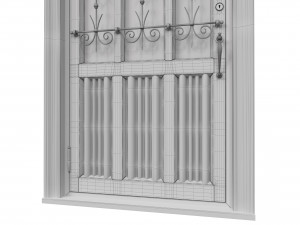 entrance classic door 46 Modèle 3D