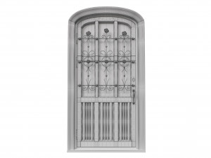 entrance classic door 46 Modèle 3D