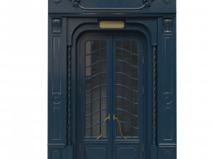 entrance classic door 47 3D Модель