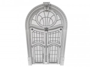 entrance classic door 48 3Dモデル