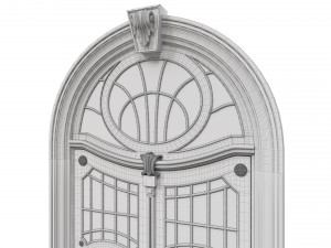entrance classic door 48 3Dモデル