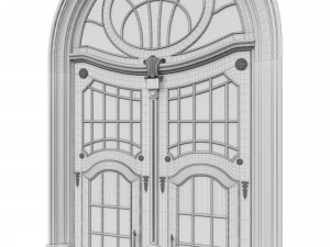 entrance classic door 48 3Dモデル