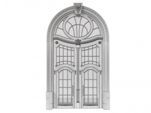entrance classic door 48 3Dモデル