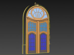 entrance classic door 48 3Dモデル
