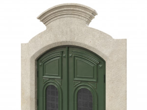 entrance classic door 49 3D Model