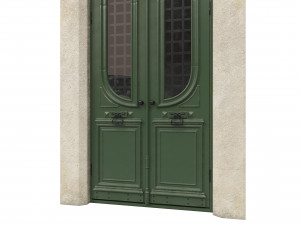 entrance classic door 49 3D Model