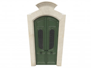 entrance classic door 49 3D Model