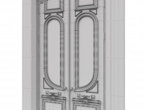 entrance classic door 49 3D Model