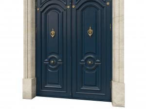 entrance classic door 50 Modelo 3D