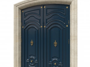entrance classic door 50 Modelo 3D