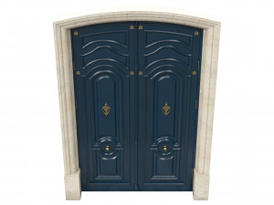 entrance classic door 50 Modelo 3D