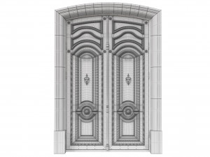 entrance classic door 50 Modelo 3D