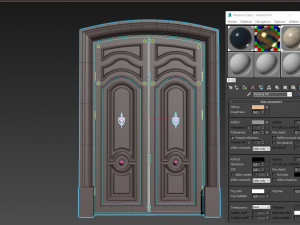 entrance classic door 50 Modelo 3D