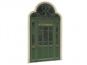 entrance classic door 51 3D Model