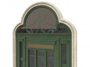 entrance classic door 51 3D Model