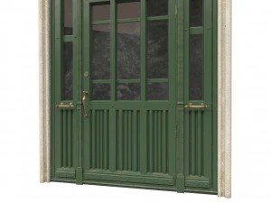 entrance classic door 51 3D Model