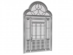 entrance classic door 51 3Dモデル