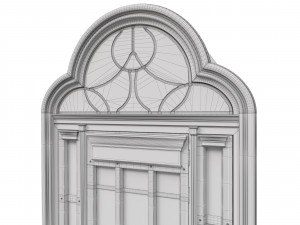 entrance classic door 51 3Dモデル