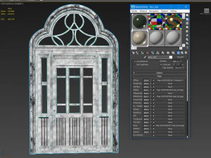 entrance classic door 51 3D Model