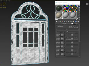 entrance classic door 51 3D Model