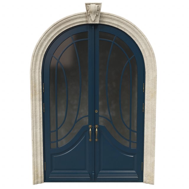 entrance classic door 52 Modelo 3D .c4d .max .obj .3ds .fbx .stl .blend 
