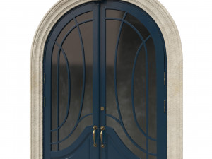 entrance classic door 52 Modelo 3D
