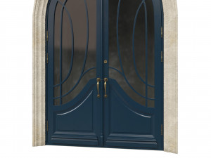 entrance classic door 52 Modelo 3D