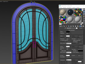 entrance classic door 52 Modelo 3D