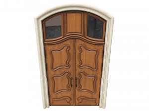 entrance classic door 53 3D Model