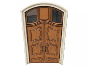 entrance classic door 53 3D Model
