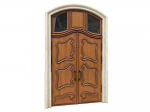 entrance classic door 53 3D Model