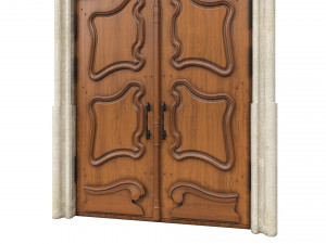 entrance classic door 53 3D Model
