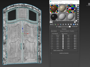 entrance classic door 53 3D Model