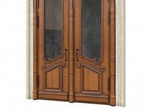 entrance classic door 54 3D Model