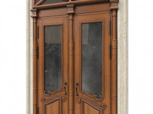 entrance classic door 54 3D Model