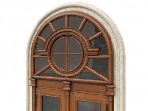 entrance classic door 54 Modelo 3D