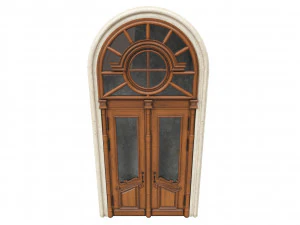 entrance classic door 54 3D Model