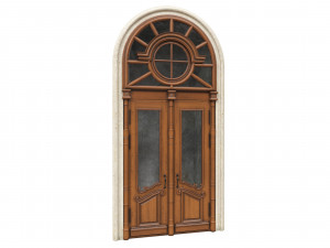 entrance classic door 54 Modelo 3D