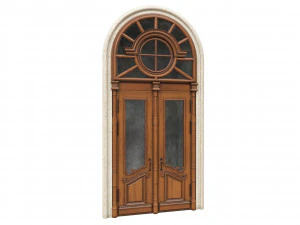 entrance classic door 54 3D Model