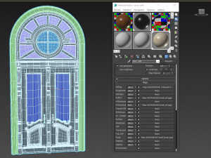 entrance classic door 54 Modelo 3D