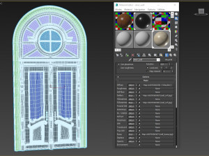 entrance classic door 54 Modelo 3D