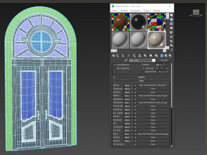 entrance classic door 54 Modelo 3D
